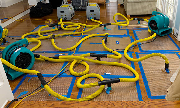 Professional Sewage Cleanup technician working in Burnham, ME